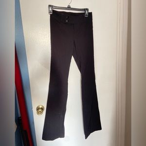 H&M black button flare pants